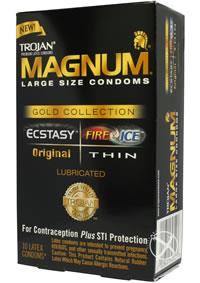 TROJAN MAGNUM GOLD COLLECTION 10'S