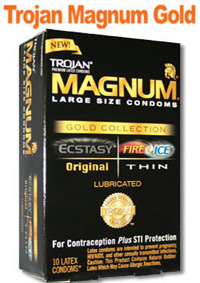 TROJAN MAGNUM GOLD COLLECTION 10'S