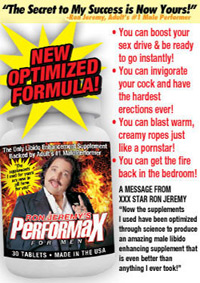 RON JEREMY'S PERFORMAX - 2 BOTTLES